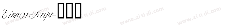 Eina01 Script字体转换